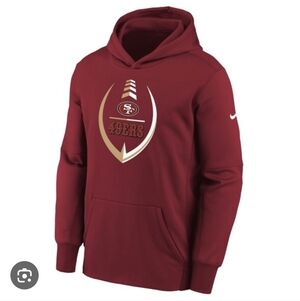 Nike San Francisco 49ers Hoodie Size Youth Large
